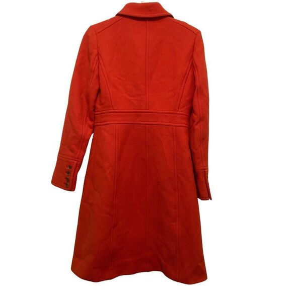 NWOT J. Crew Lady Day in Deep Persimmon Bright Red Orange - Picture 3 of 4